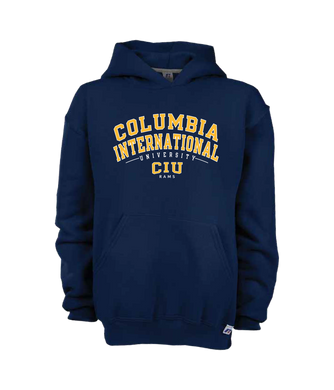 Youth Hood, Navy, Columbia over International over University over CIU logo