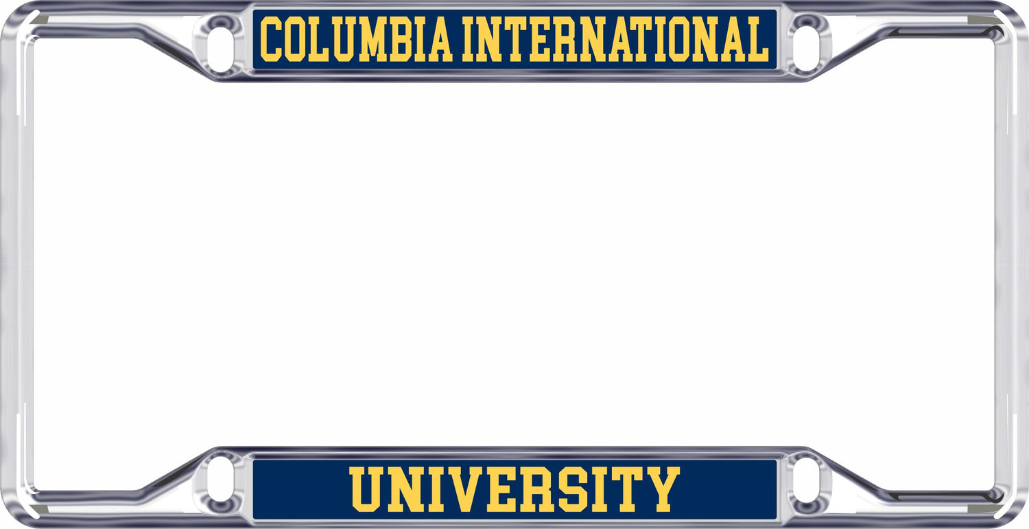 License Plate Frame | School Name