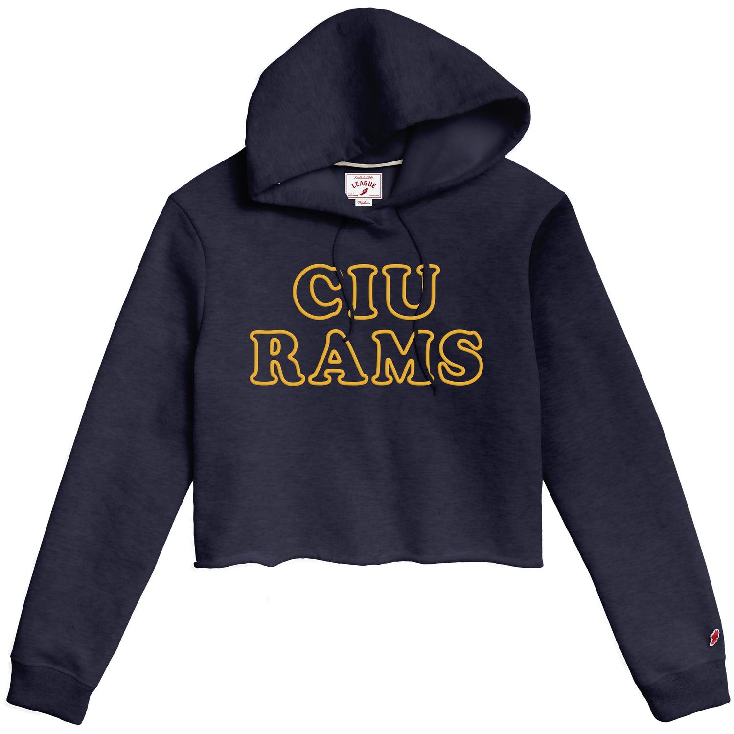 1636 Ladies Cropped Hood | Navy