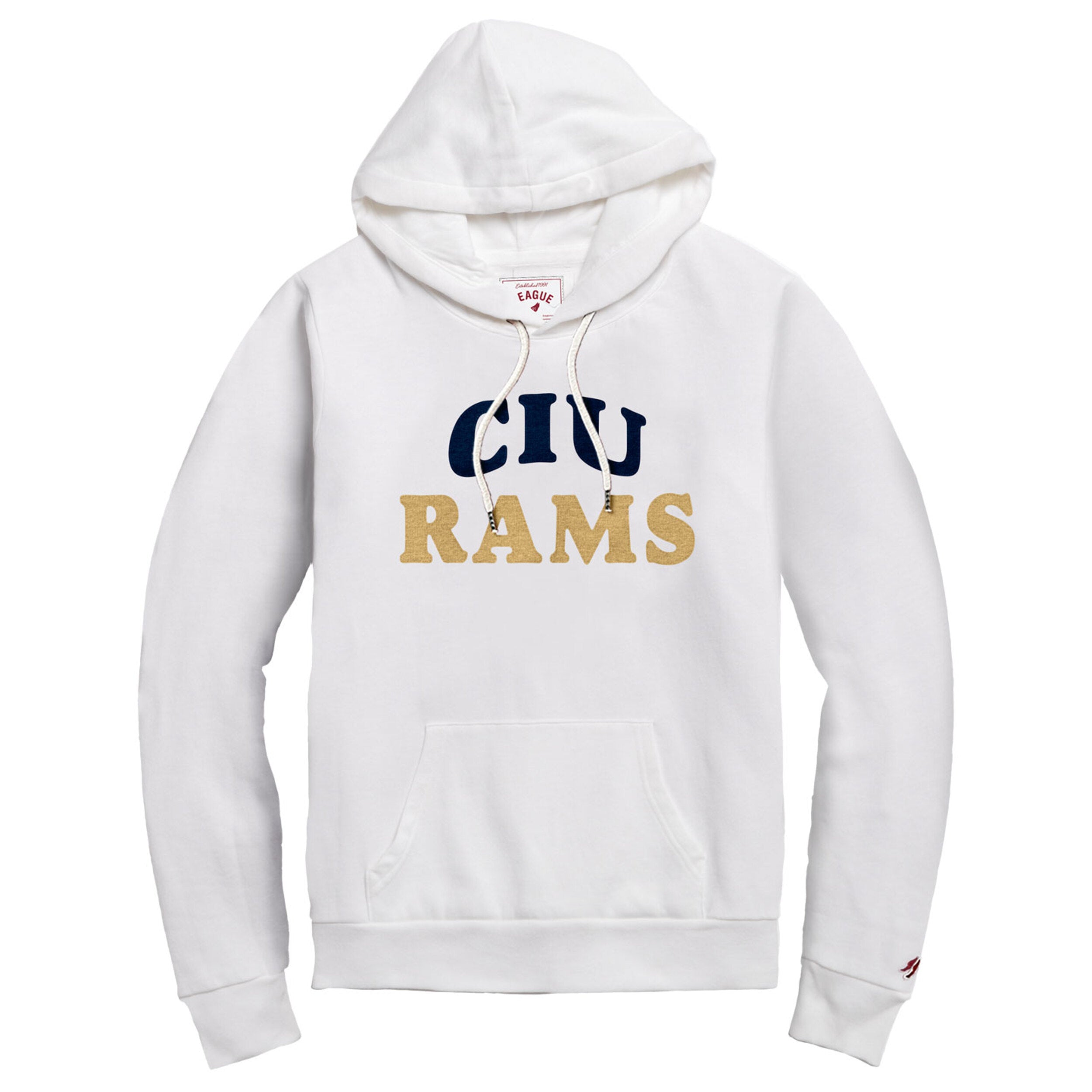 Victory Springs Ladies Hood | Heather Varsity White