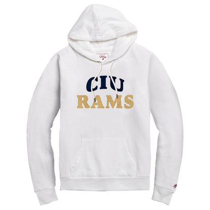 Victory Springs Ladies Hood | Heather Varsity White