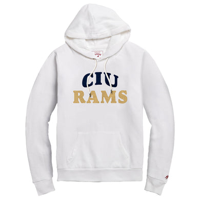 Victory Springs Ladies Hood | Heather Varsity White