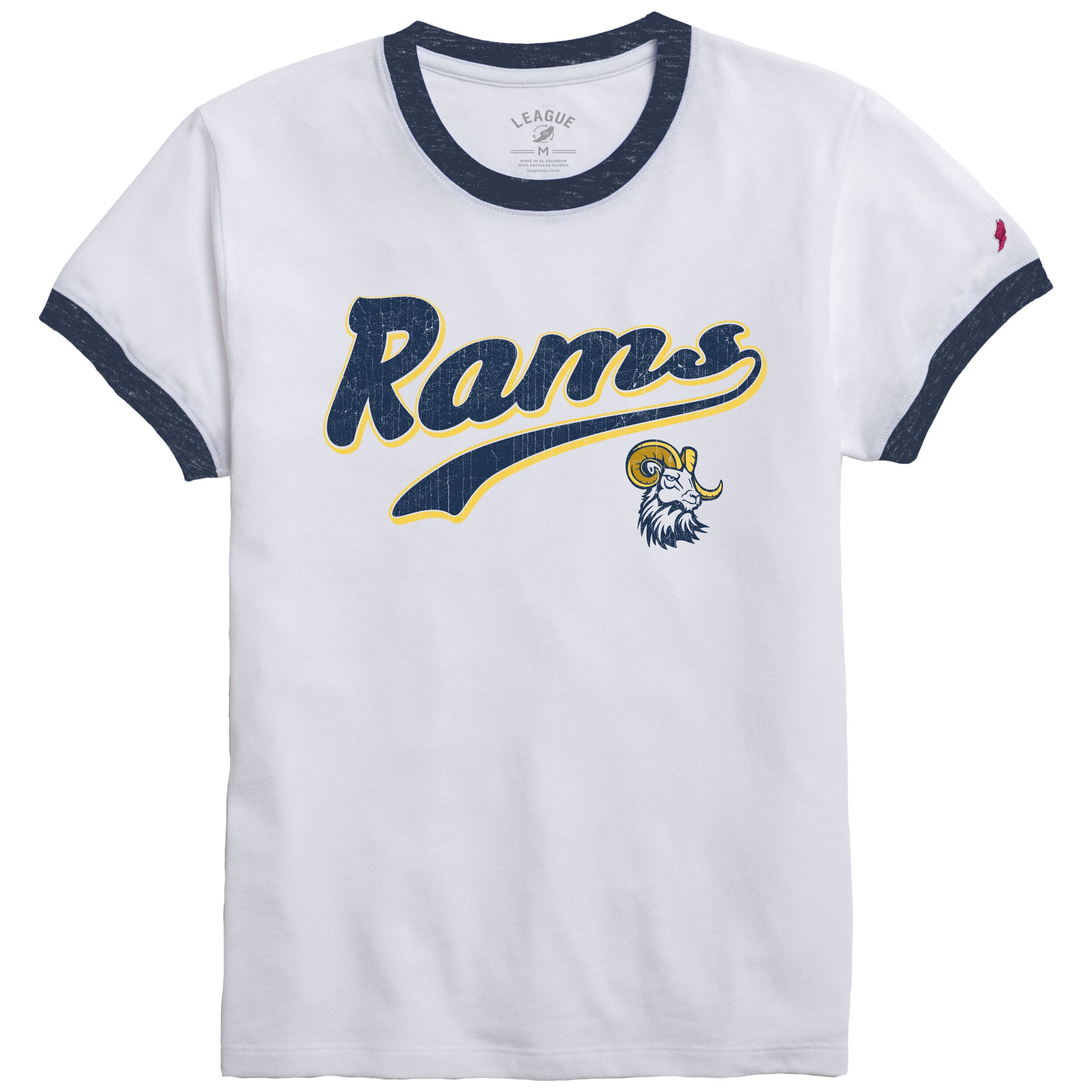 Ladies Intramural Ringer Tee | Liberty Navy