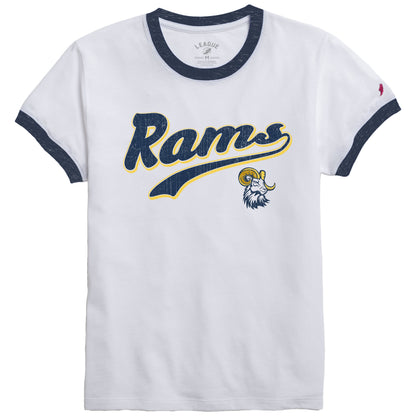 Ladies Intramural Ringer Tee | Liberty Navy