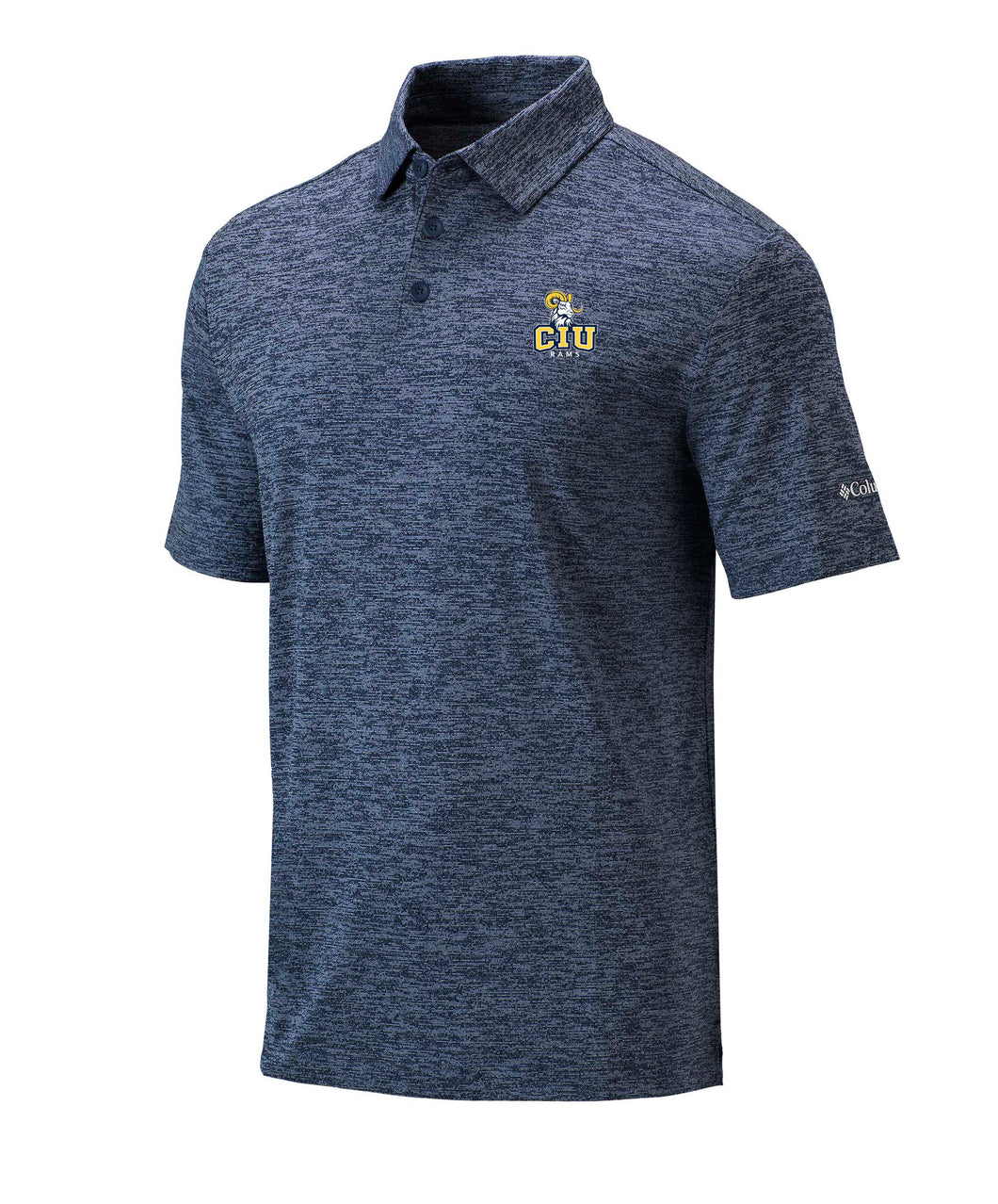 Final Round Omni-Wick Polo by Columbia, Navy (F22)