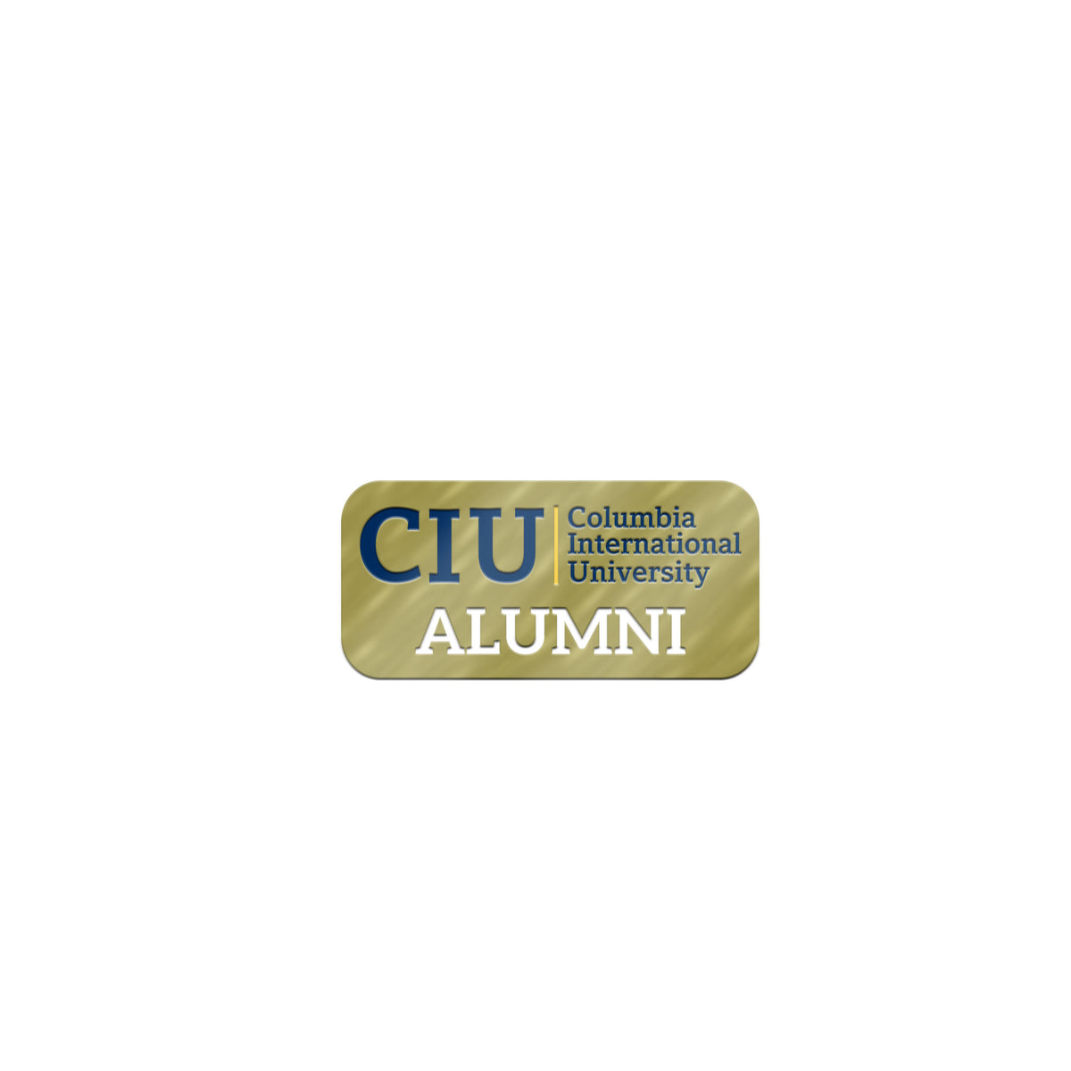 Brass Lapel Pin Alumni | Gold