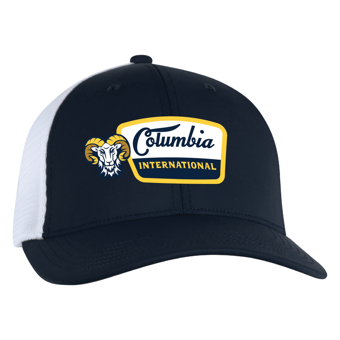 Hugo Structured Solid Nylon Spandex Classic Stretch Fit Cap | Navy