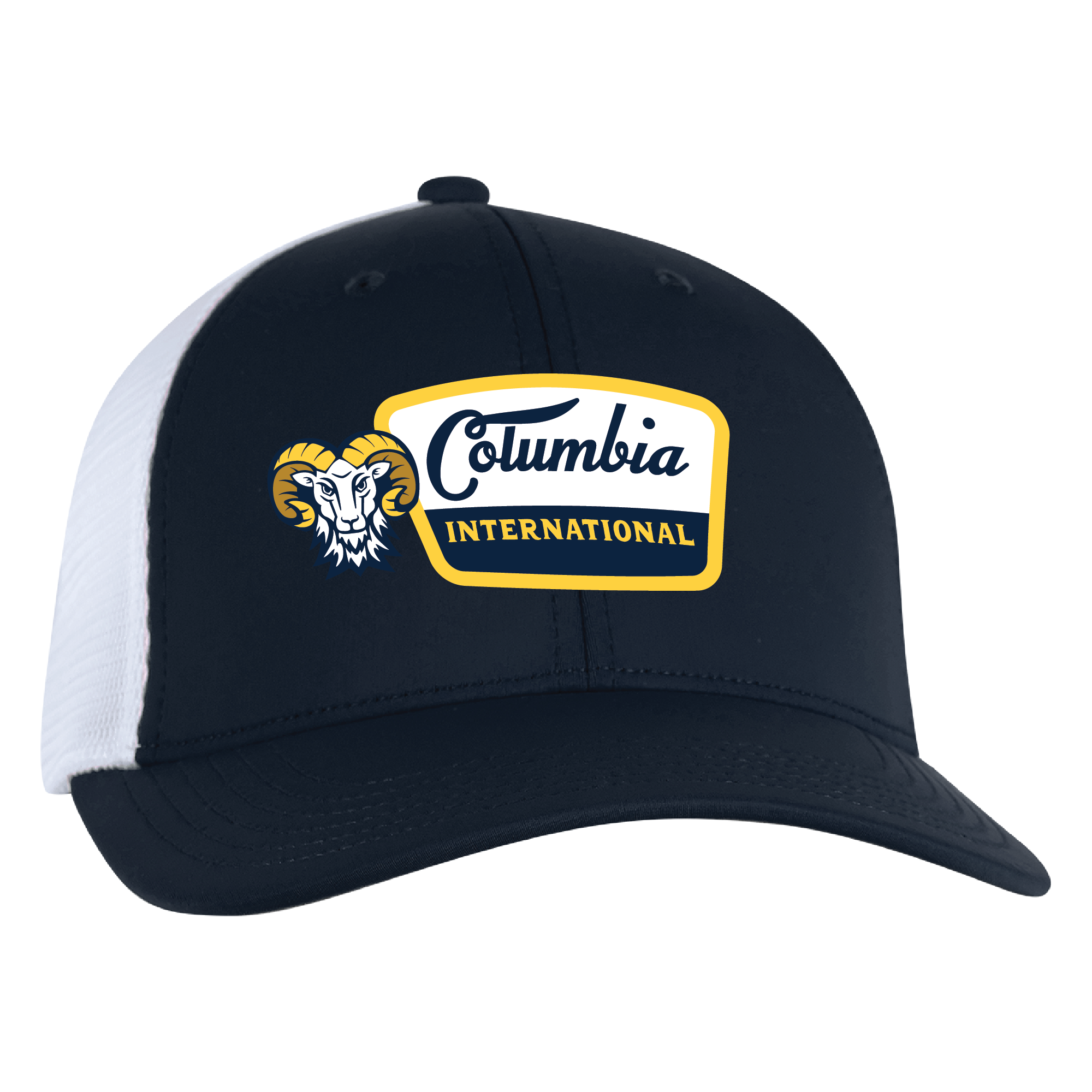 Hugo Structured Solid Nylon Spandex Classic Stretch Fit Cap | Navy