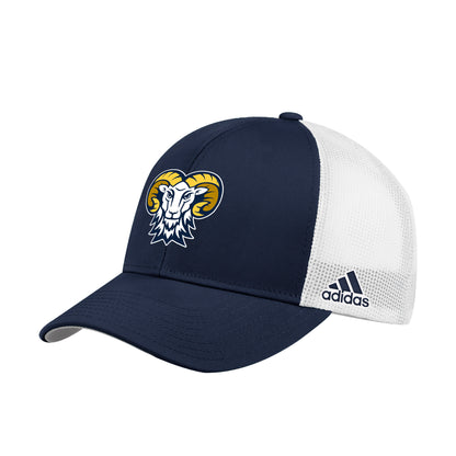 Structured Adjustable Mesh Hat | Navy