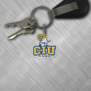 Acrylic Key Tag, Athletic Logo
