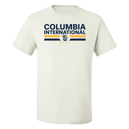 2 Stripes Design T-Shirt | White