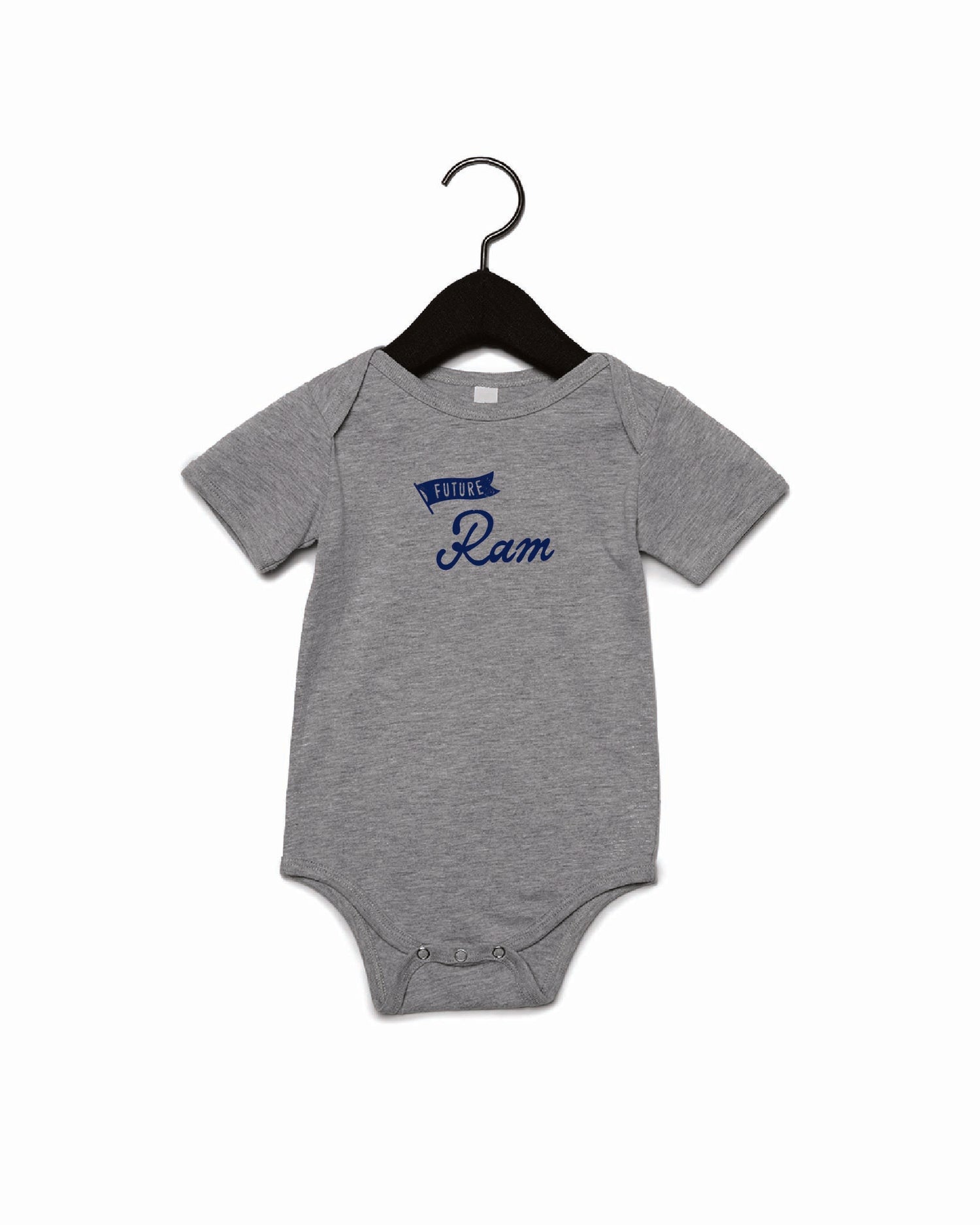 Infant Logoed Onesie | Heather Grey