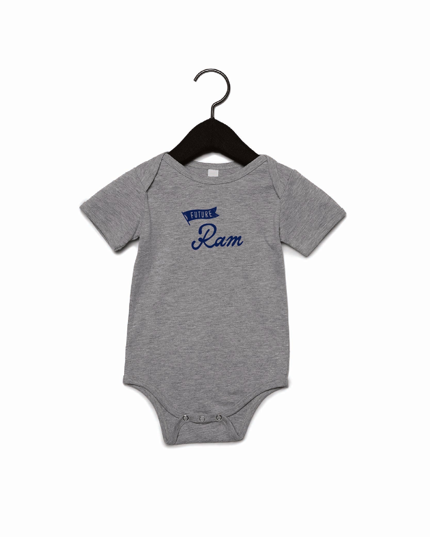 Infant Logoed Onesie | Heather Grey