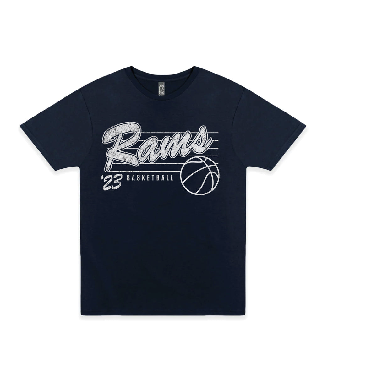 American Basketball Tee | Navy