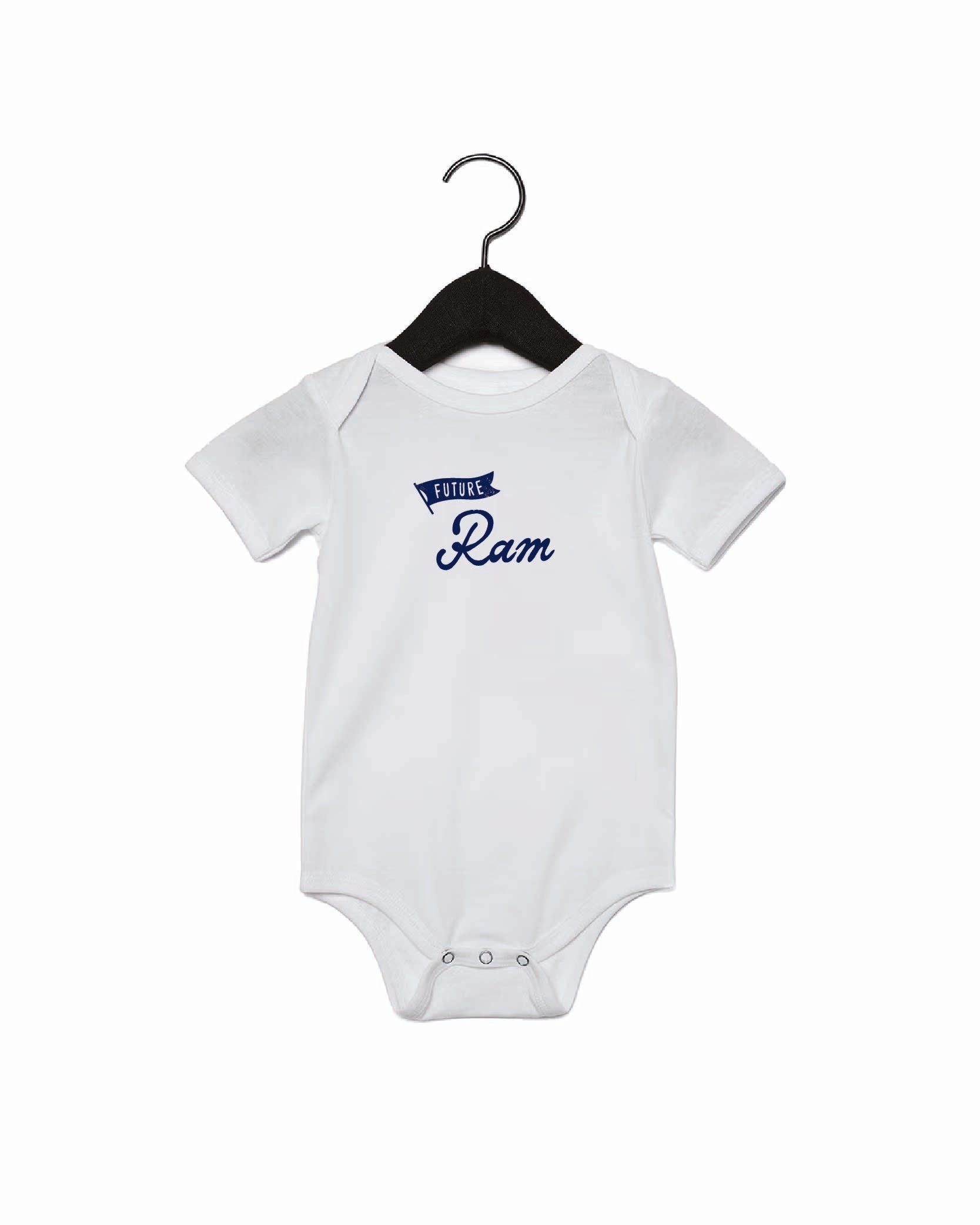 Infant Logoed Onesie | White