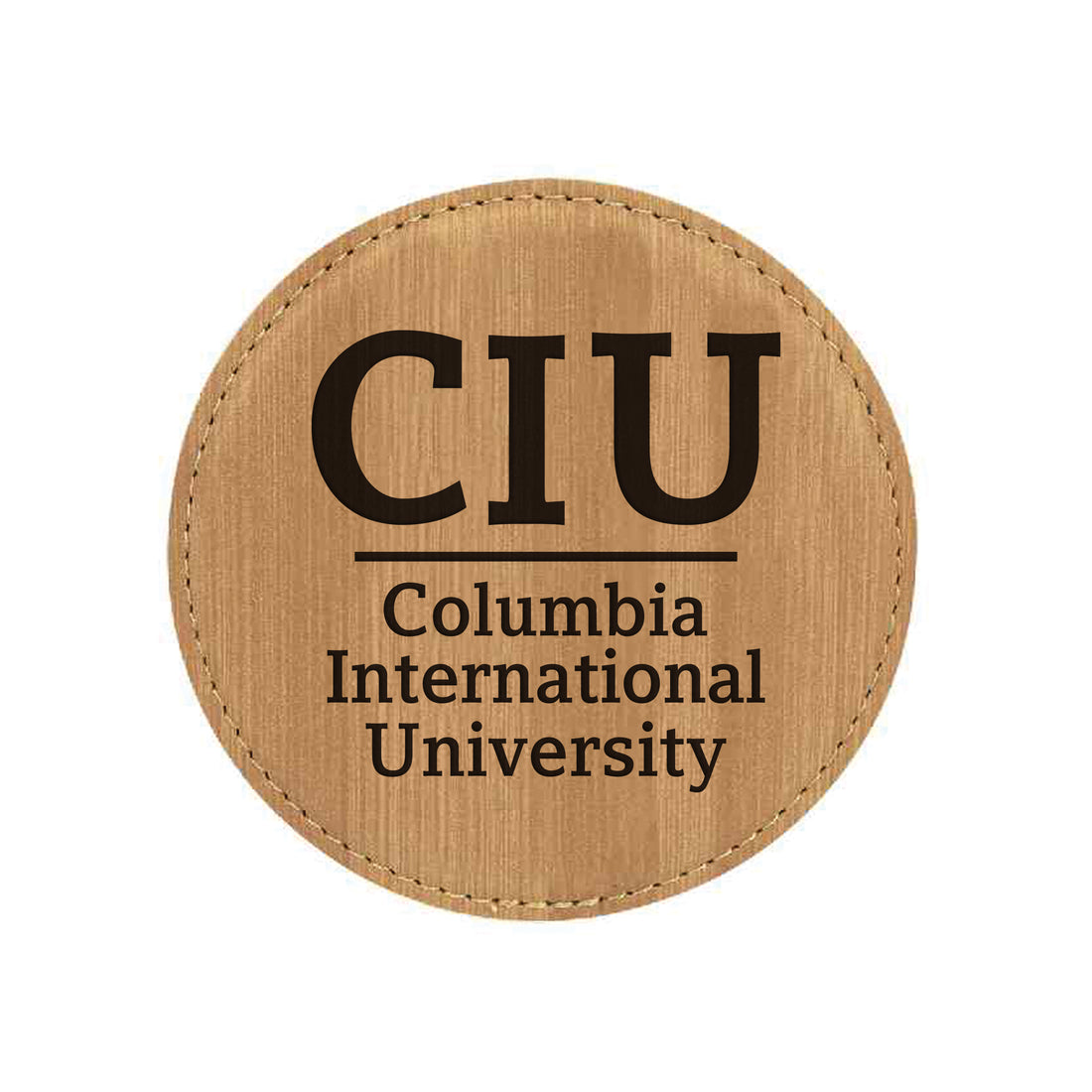 Laramie Round Coaster | Bamboo