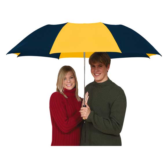 The Big Storm Umbrella | Navy/Gold