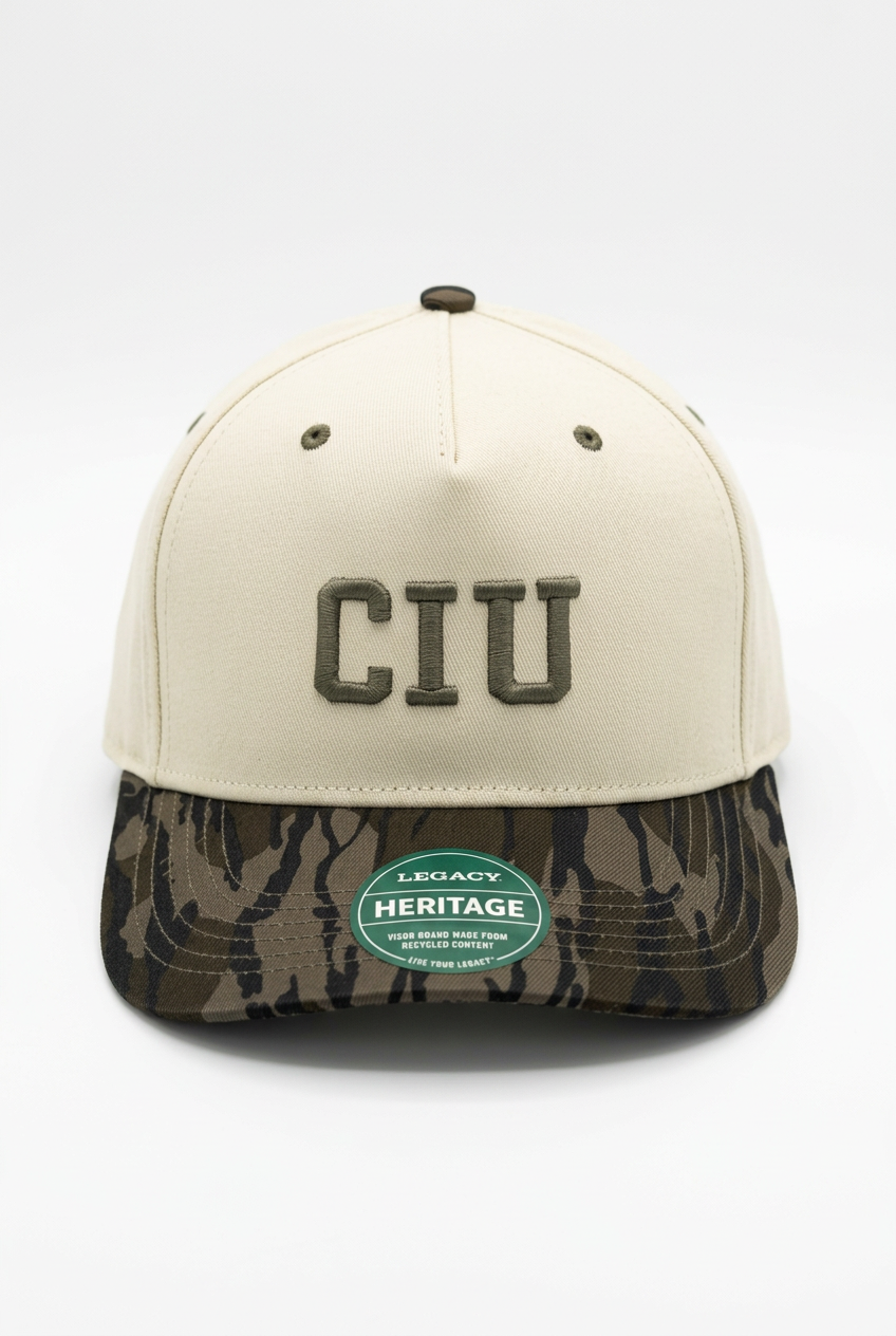 Heritage Twill Two Tone Hat | Stone &amp; Bottomland