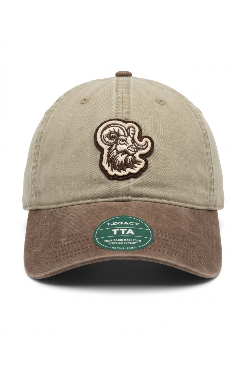 Terra Twill Adjustable Hat | Khaki &amp; Brown