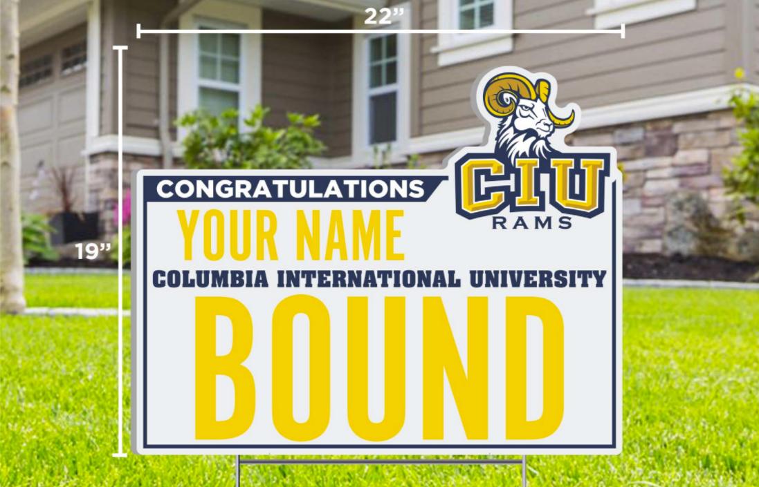 Custom Graduation Yard Sign | Name Bound
