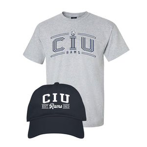 Cap &  Tee Combo, Heather