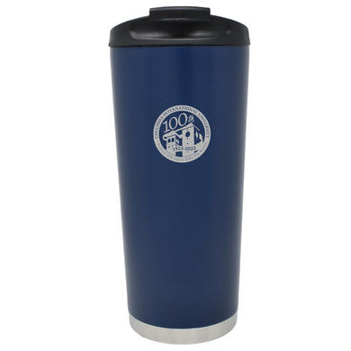 16 Oz. 100th Anniversary Vacuum Tumbler, Navy