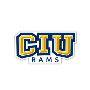 CIU Rams Text Decal - D3