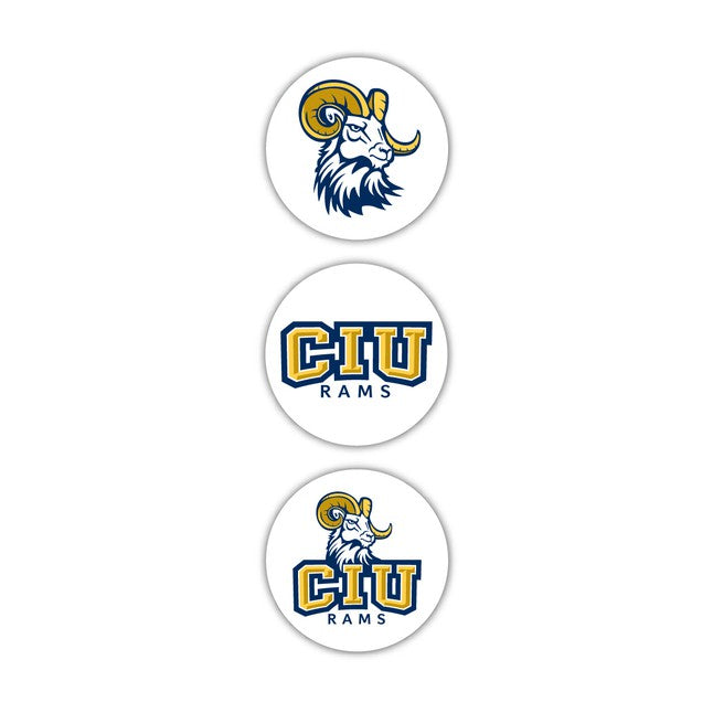 CIU 3-pack Round Decals