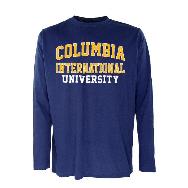 columbia university gear Core Long Sleeve Tee, Navy
